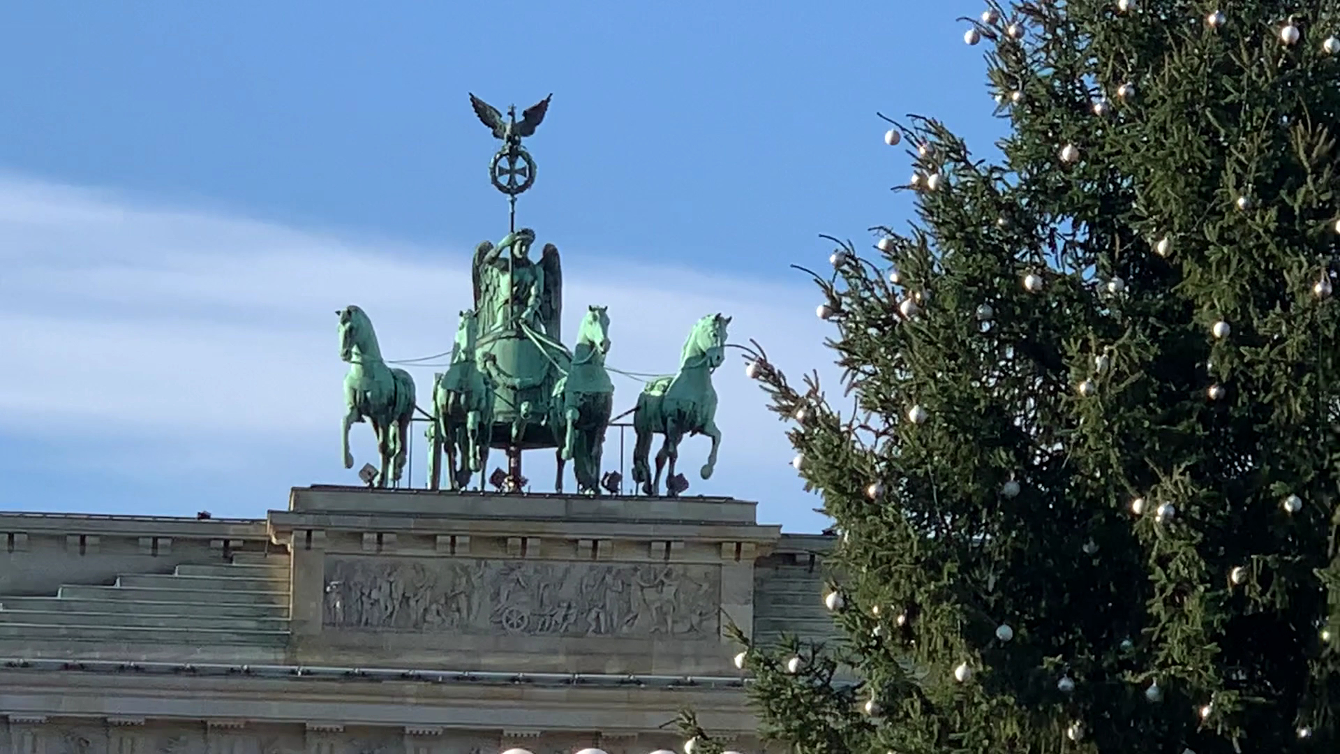 Brandenburg Gate at dusk